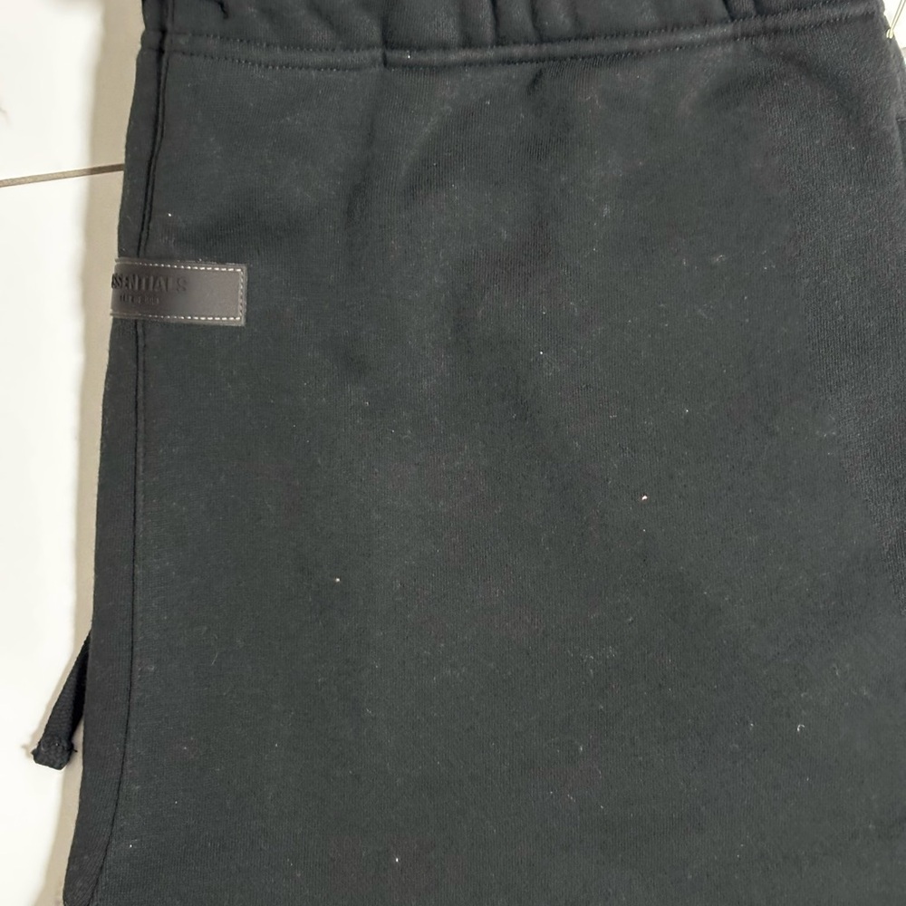 Essentials Men's Black Joggers - Picture 3 of 13